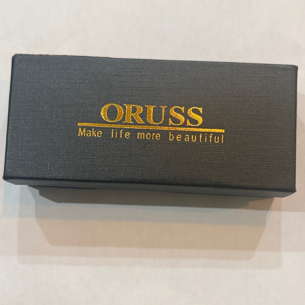 #68 Gold and Black ORUSS Watch with elegant style. - Picture 8 of 8
